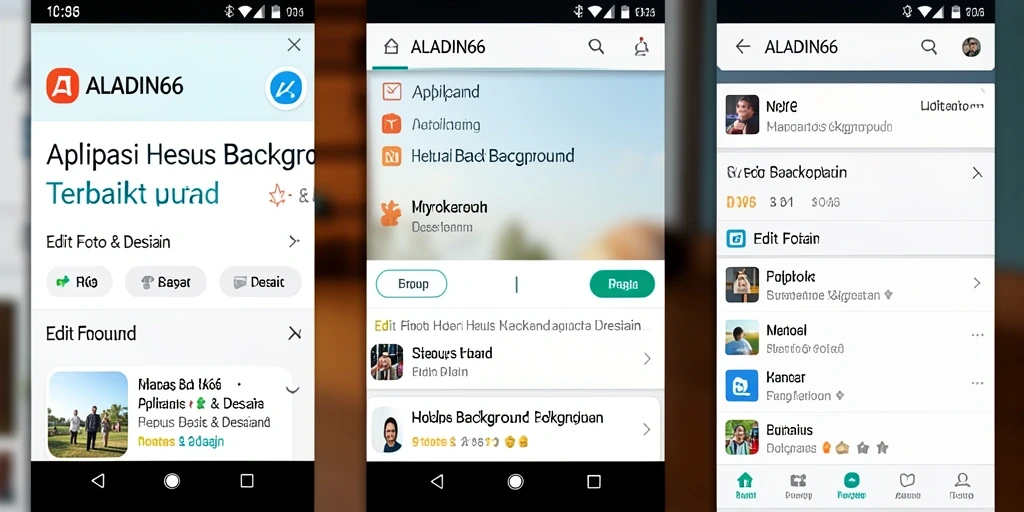 Antarmuka aplikasi ALADIN66 dengan fungsi Hapus Background yang user-friendly.