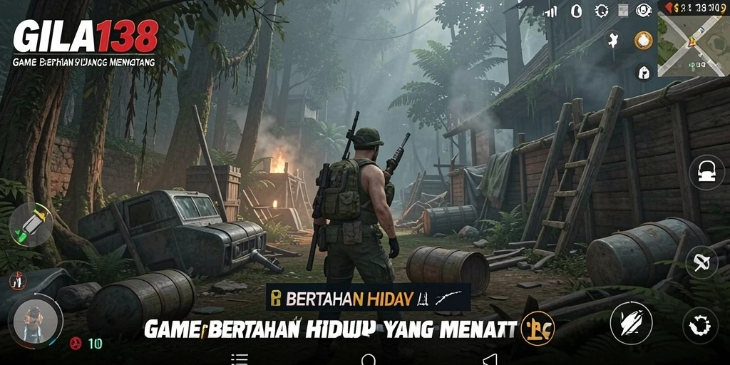 Tampilan antarmuka GILA138 yang mendebarkan untuk bertahan hidup.
