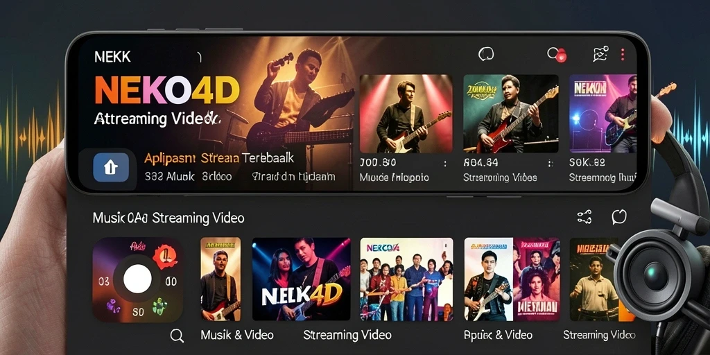Antarmuka pengguna NEKO4D yang intuitif untuk streaming video.