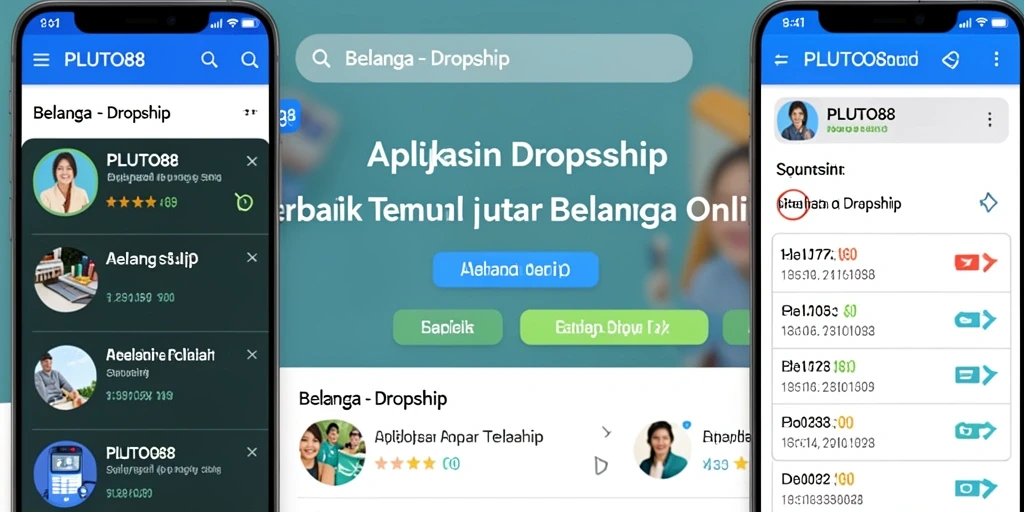Tampilan antarmuka aplikasi PLUTO88 yang user-friendly dan menarik.
