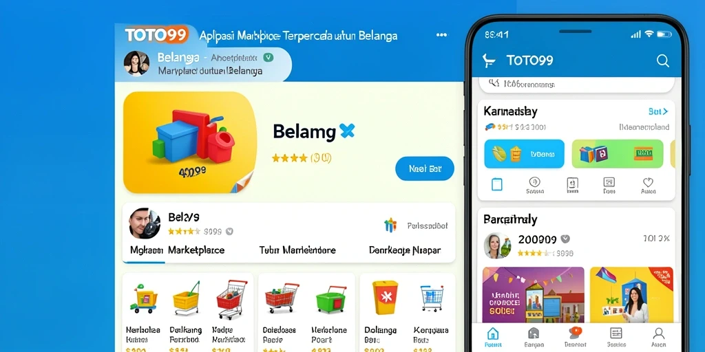 Antarmuka TOTO99 yang mudah digunakan untuk belanja online.