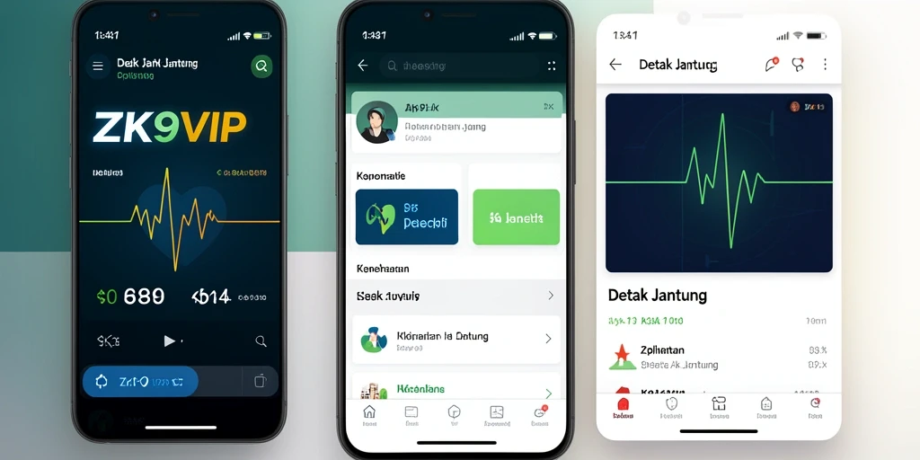 Antarmuka pengguna ZK9VIP yang intuitif dan informatif.